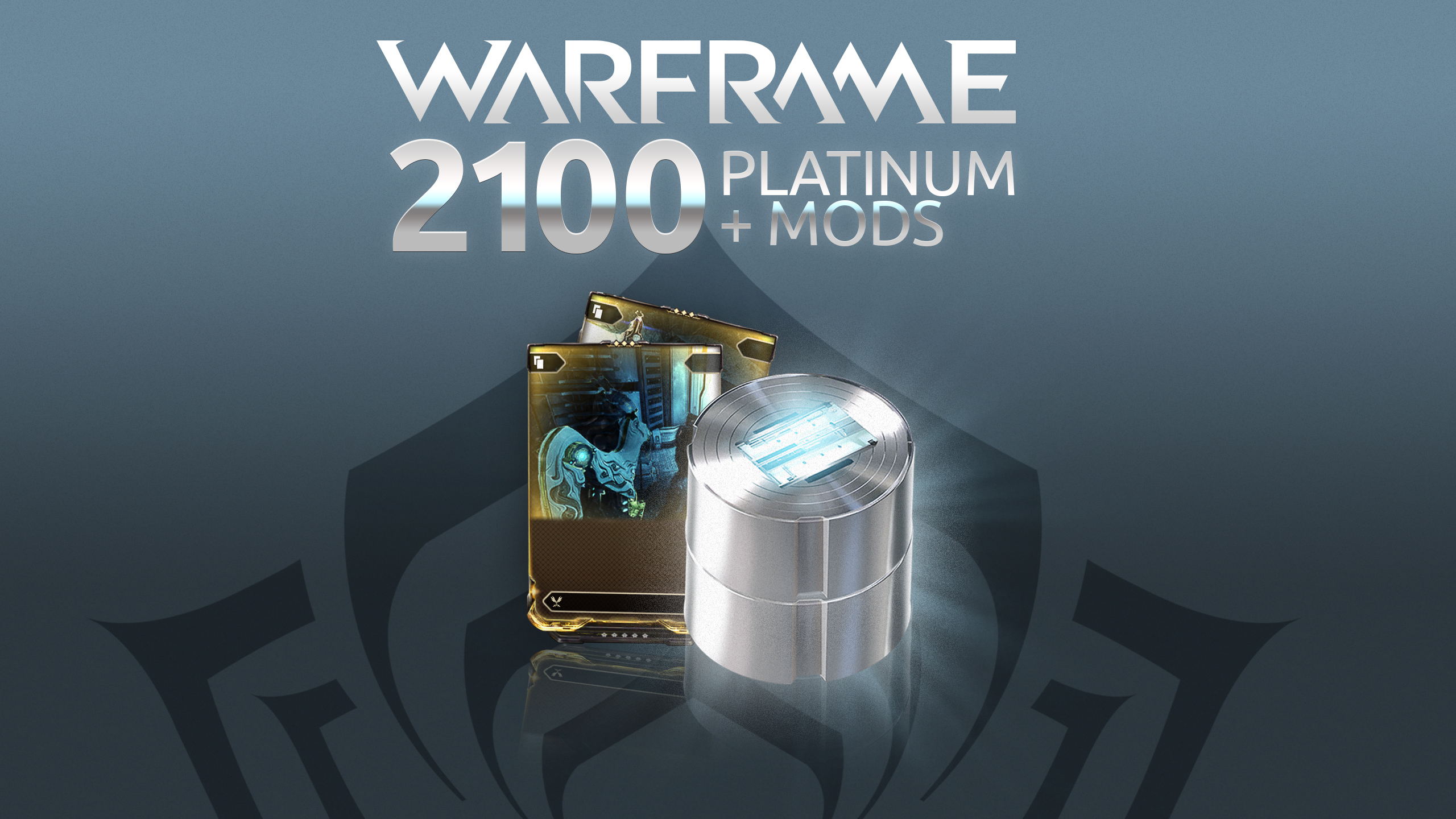 Warframe: 2100 Platinum + Dual Rare Mods