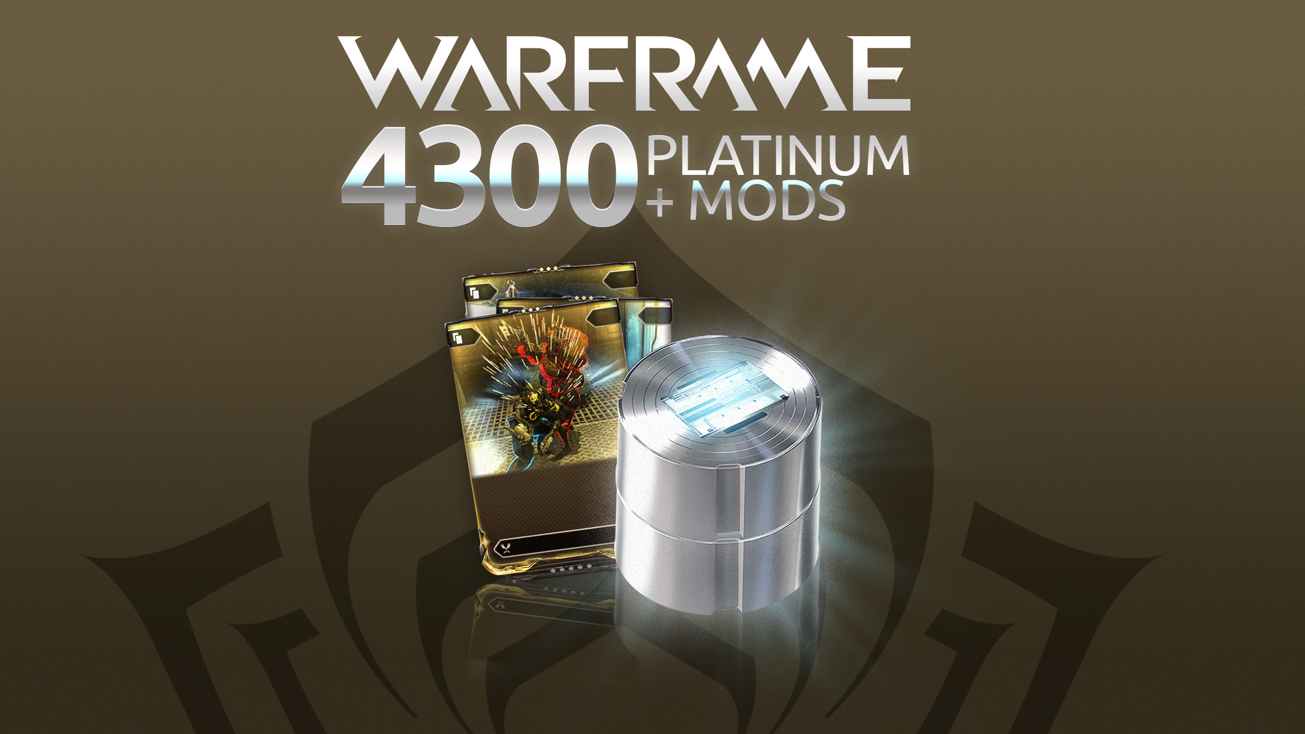 Warframe: 4300 Platinum + Triple Rare Mod