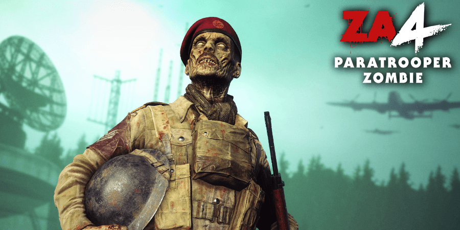 Paratrooper Zombie Character