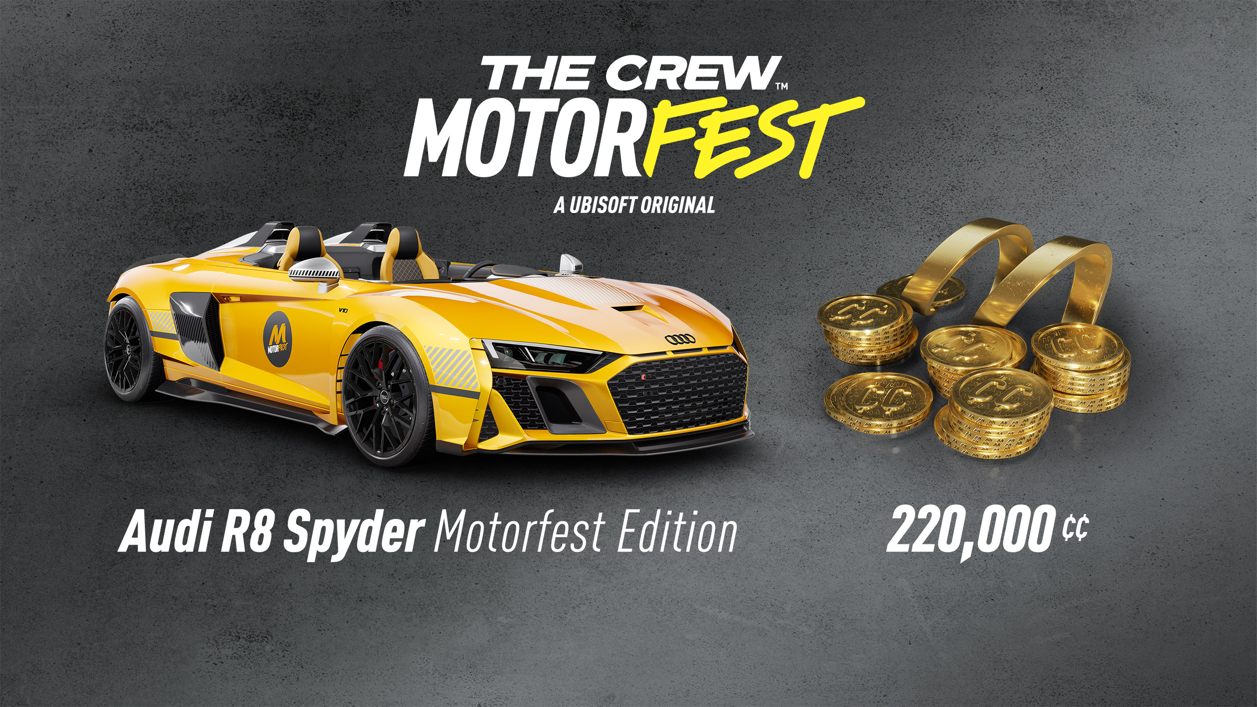 The Crew Motorfest - Audi R8 Spyder Welcome Pack (+220,000 Crew Credits)