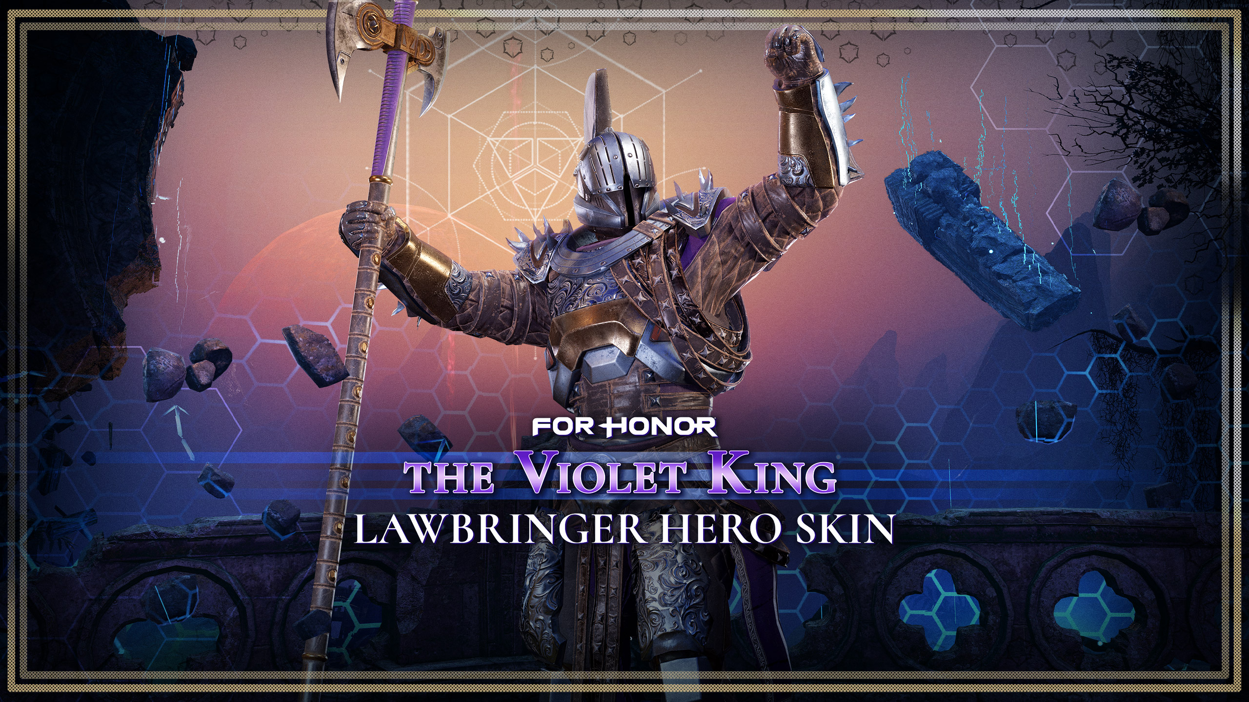 The Violet King - Lawbringer Hero Skin - FOR HONOR