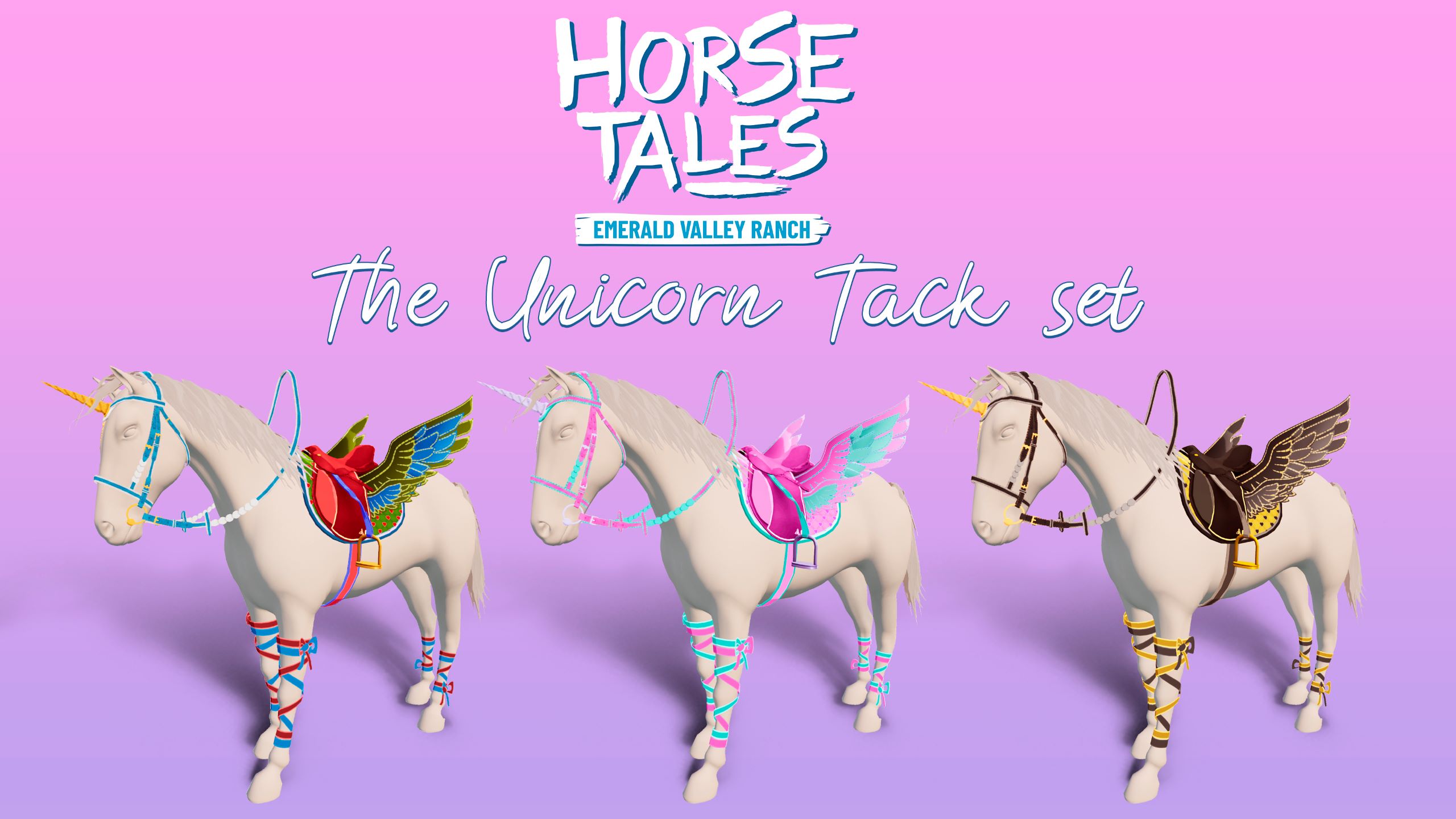 Horse Tales: Emerald Valley Ranch - Unicorn Pack Set