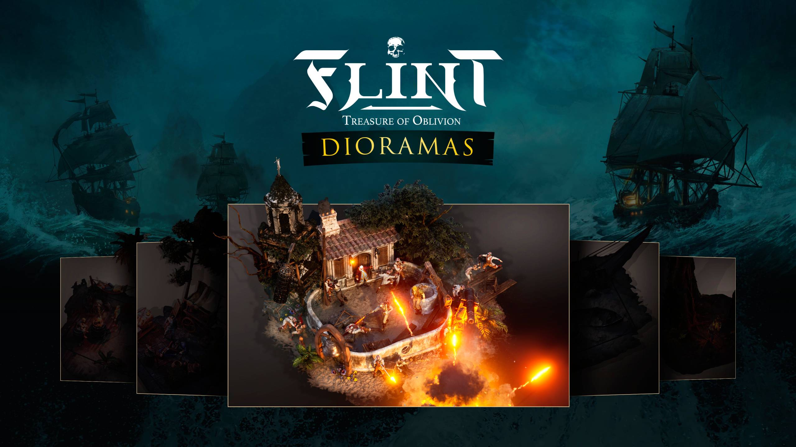 Flint: The Treasure of Oblivion - Dioramas