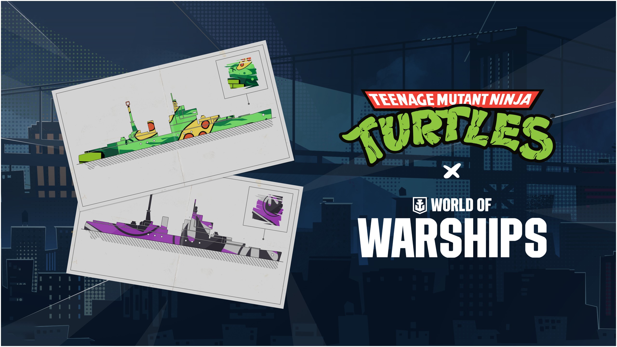 World of Warships x TMNT — Factional Permanent Camo Pack