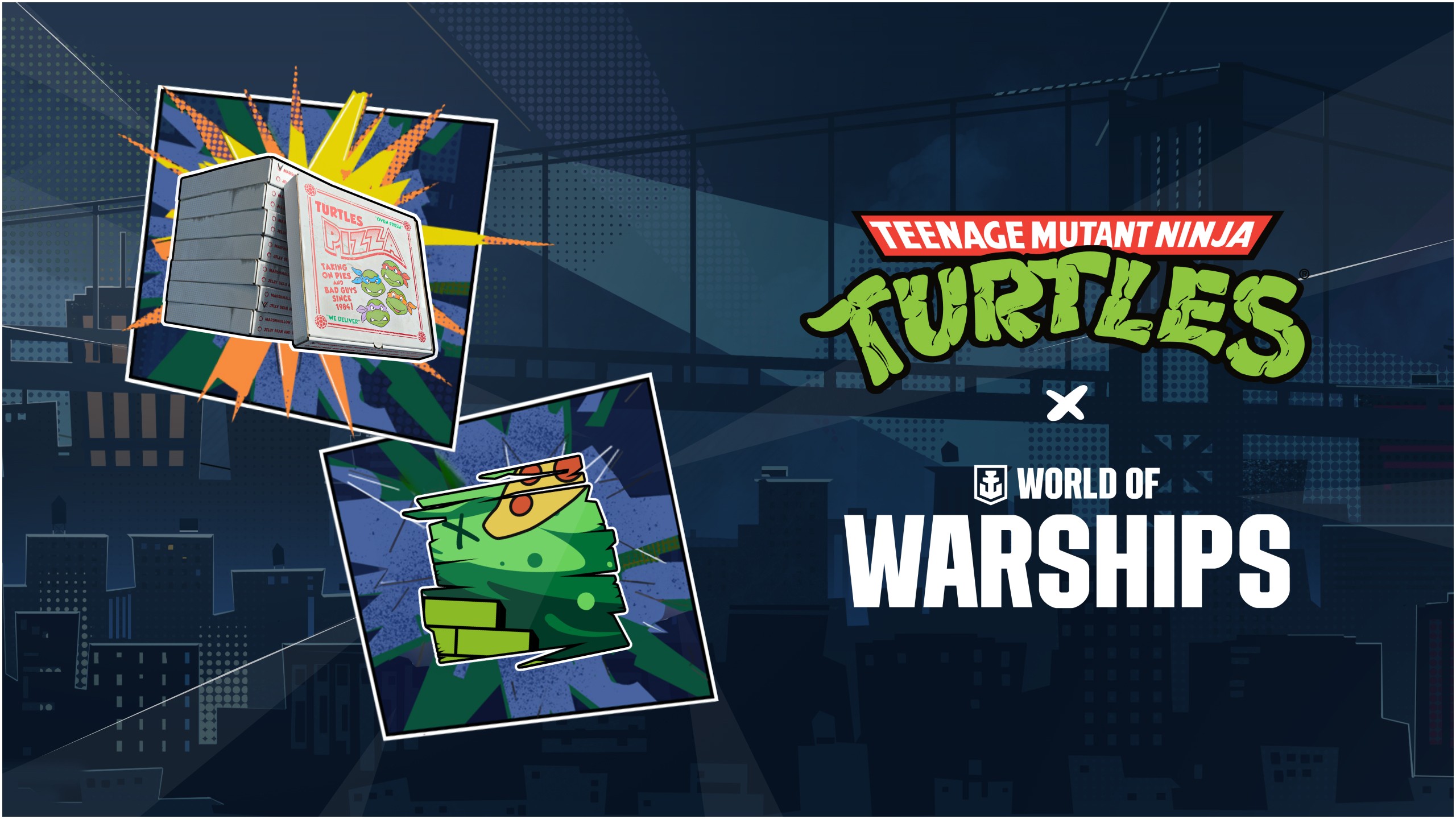 World of Warships x TMNT — Cowabunga Pack