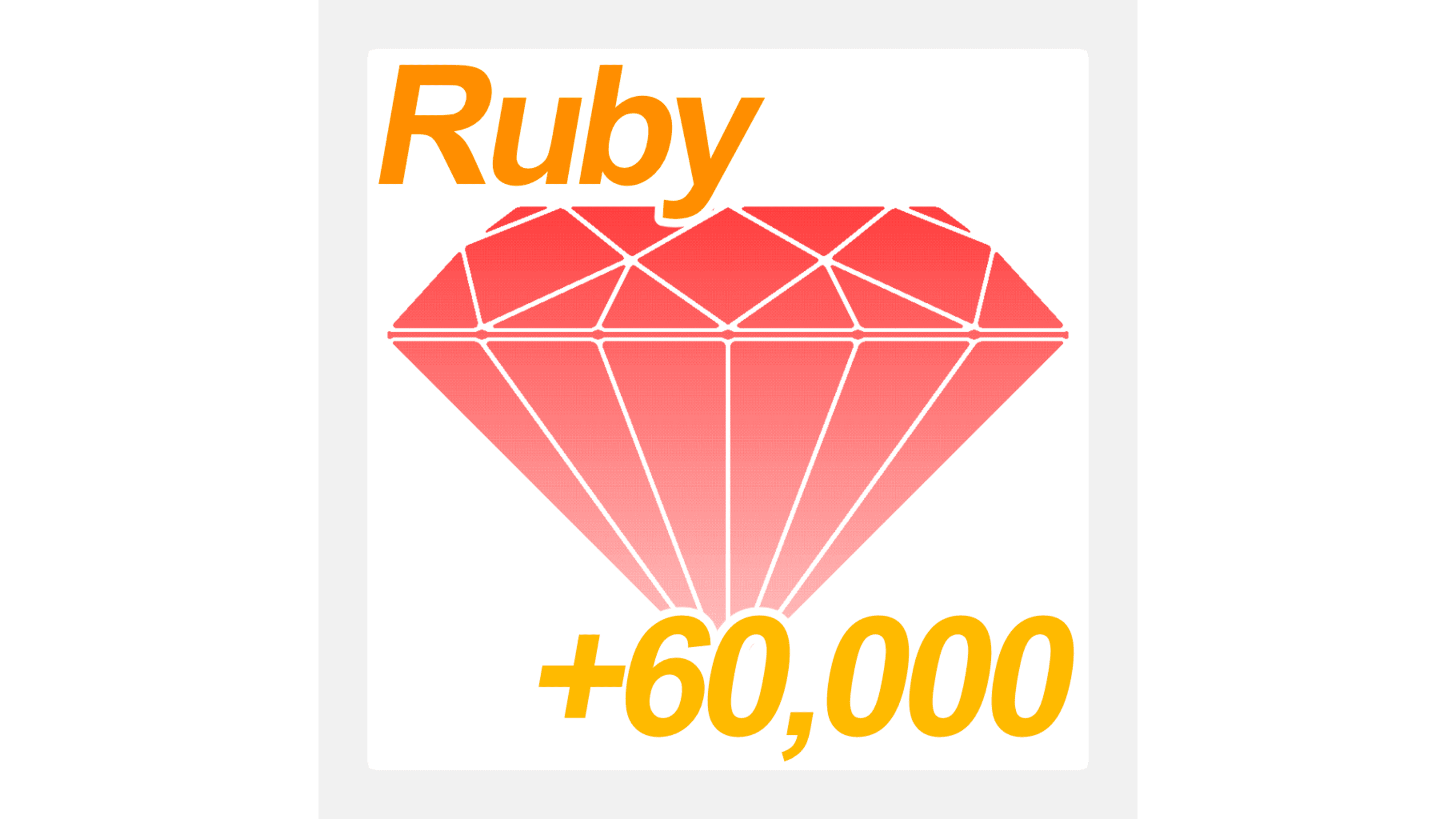 Get 60000 rubies.