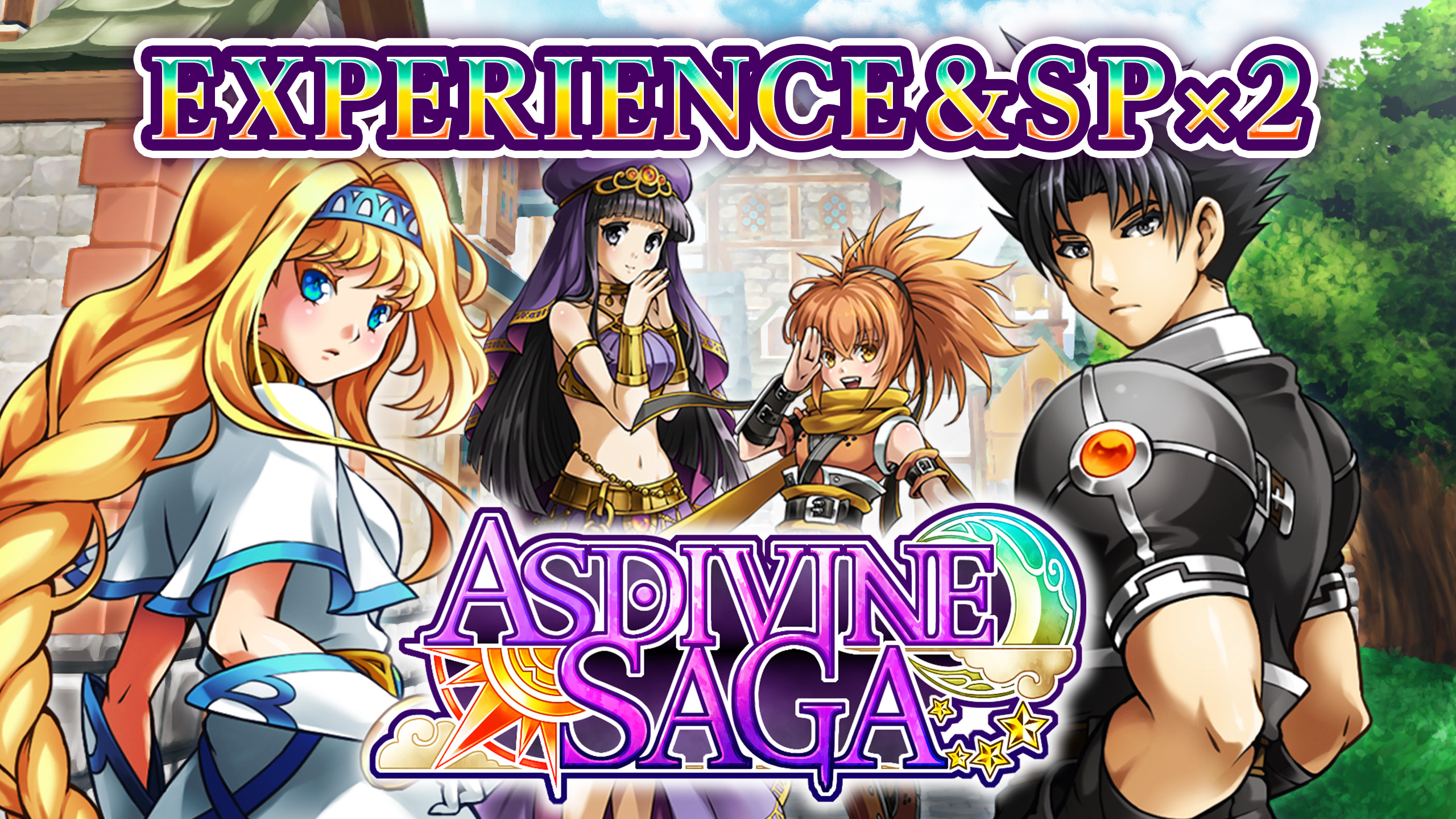 Experience & SP x2 - Asdivine Saga