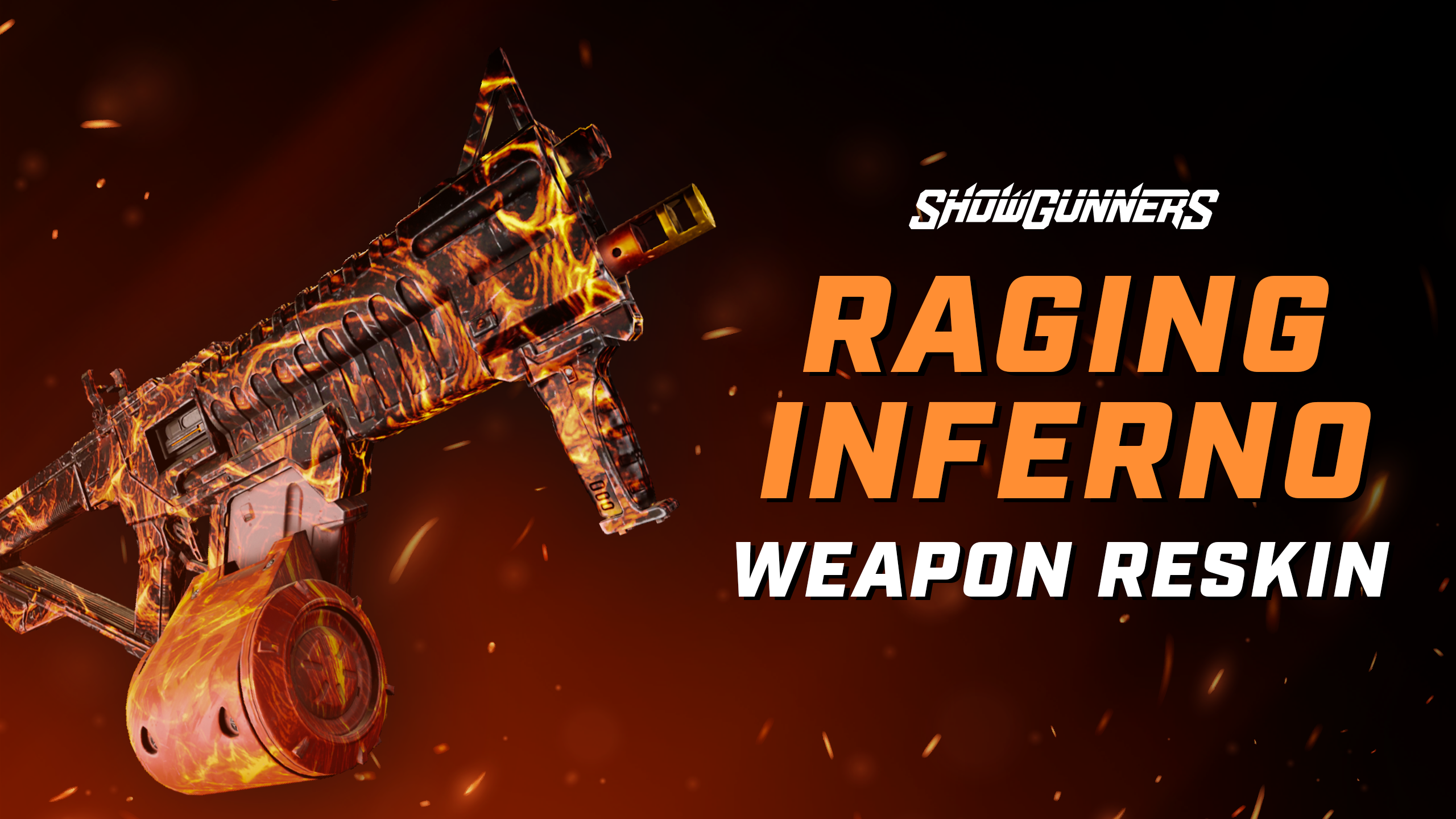 Showgunners - Weapon Reskin: Raging Inferno